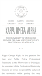 Mobile Screenshot of kappaomegaalpha.com