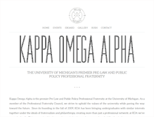 Tablet Screenshot of kappaomegaalpha.com